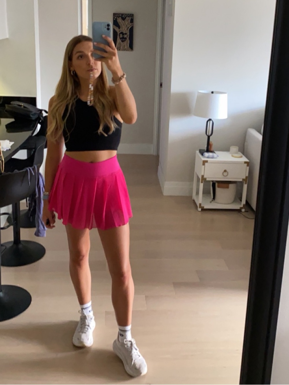 Fila Hot Pink Pleated Tennis Skort | Athletic Golf Tennis Skirt | Size S